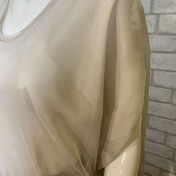 NWT Helmut Lang silk one-arm asymmetical top-S - Picture 7 of 10